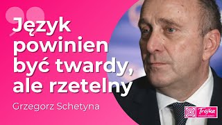 „Jest tutaj pewnego rodzaju nieścisłość” G Schetyna o wystąpieniu marszałka Senatu [upl. by Rehpatsirhc]