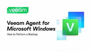 Veeam Agent for Microsoft Windows How to Perform a Backup [upl. by Lehcer]