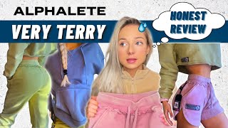 Alphalete NEW Very Terry  Honest Review  Tryon Haul [upl. by Ahsiened]