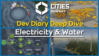 Cities Skylines 2  quotElectricity amp Waterquot  Dev Diary Deep Dive 6 [upl. by Valente]