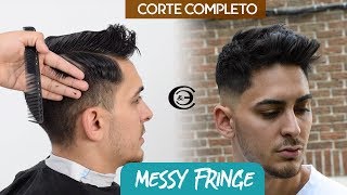 Corte para caballero paso a paso  Completo  Moderno  Fade [upl. by Staal]