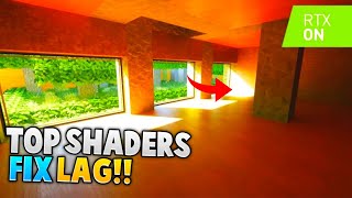 TOP Shaders Fix Lag MCPE [upl. by Eikciv]