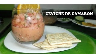 Ceviche de Camarones Delicioso [upl. by Redmund]