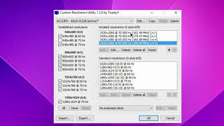 Custom Resolution Utility  tutorial [upl. by Helmut634]