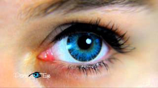 Niebieskie soczewki kolorowe PartyEye A AQUA  Blue Color Contact Lenses [upl. by Pembrook835]