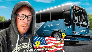 I Spent 5 DAYS on Americas Longest Greyhound Bus It Was HELL [upl. by Bloom118]