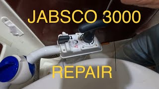 Down the Pan 😂😂😂Jabsco 3000 manual pump toilet repair [upl. by Ainna]