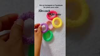 hair ties colourful hair ties shorts theshoppingpark trending [upl. by Salisbury]