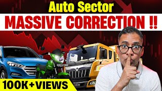 Huge Correction in Auto Sector  Short Term Pain Rahul Jain Analysis marketcrash [upl. by Priscilla]