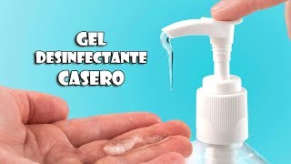 Gel Desinfectante Casero  Receta con sólo 4 Ingredientes [upl. by Adanar914]