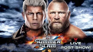 Wrestleview Live 115 WWE SummerSlam 2023 LIVE Review and Discussion [upl. by Ahsait225]