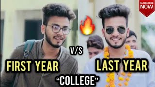 College Students First Year amp Last year  Ft Elvish Yadav New Funny Video [upl. by Shum]