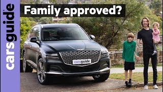 Genesis GV80 2024 review 35T Luxury  Longterm family test of Koreas Audi Q7 Volvo XC90 rival [upl. by Rycca]