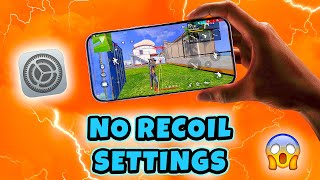 TOP 5 iPHONE Settings for MORE Headshots in free fire [upl. by Yelsehc]