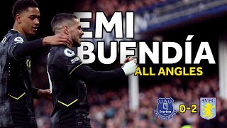 ALL ANGLES  Emiliano Buendia Goal Vs Everton  EVEvsAVL [upl. by Cacka714]