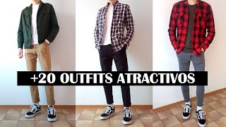 LOS MEJORES OUTFITS PARA HOMBRES JOVENES [upl. by Mulac]