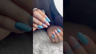 Unghie azzurre 🩵 nails unghie nailinspo unghieazzurre lightbluenails [upl. by Manouch]