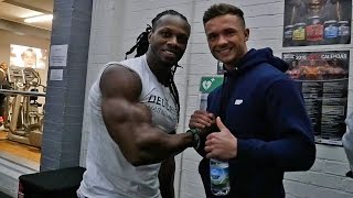 BodyPower UK Expo 2016  Ulisses Jr Chestbrah MyProtein [upl. by Nylyahs]