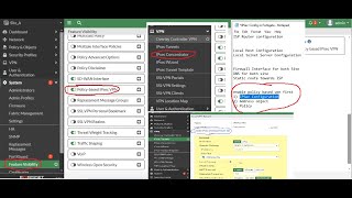 What is Policy based IPSec VPN amp How to configure it in fortiGate firewall step by step lab tutorial [upl. by Giffard]