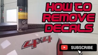 How to Remove Vinyl Decals from a Vehicle [upl. by Nhtanhoj29]