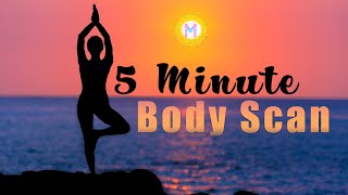 5 Minute Body Scan Meditation [upl. by Lynda964]