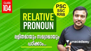 ☑️ RELATIVE PRONOUNS in English Grammar Malayalam I by Jafar Sadik I for Kerala PSCSSCRRB [upl. by Alanson]