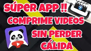 🎞️ REDUCE EL TAMAÑO DE TUS VIDEOS DE MANERA RÁPIDA FÁCIL Y DIVERTIDA CON PANDA 🐼 [upl. by Annaitsirk]