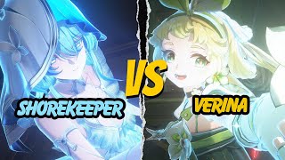 Shorekeeper vs Verina  Which Healer Boosts Your Team Better  Wuthering Waves [upl. by Yerocal]