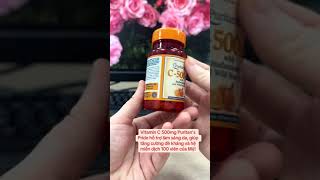 Viên uống Vitamin C 500mg Puritans Pride Tăng cường sức khỏe làm đẹp da hiệu quả 100 viênlọ [upl. by Bria]