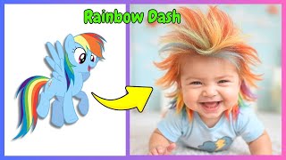 What If My Little Pony Characters Were Babies See the Transformations 🍼🦄 [upl. by Ilona468]