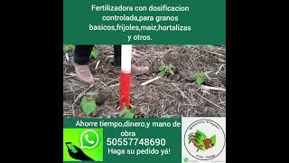 fertilizadora manual para maiz [upl. by Hultgren]