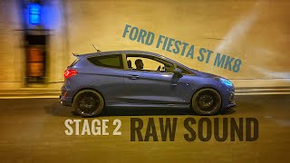 Ford Fiesta ST MK8  Stage 2  Acceleration Sounds RAW [upl. by Gamaliel]