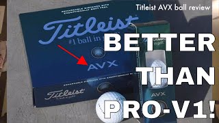 Titliest AVX Golf Vlog with New Ball and REVIEW [upl. by Asenej424]