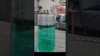 keşfet wasserexperiment wasser experiment🌈💦 [upl. by Asemaj]