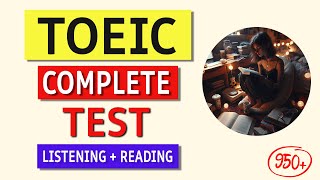 TOEIC Listening amp Reading Practice Test 2024  FREE Answers amp Tips Included [upl. by Laerol]