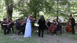 Sarasate Introduzione e tarantella op 48 vl Linda Guglielmi  orch LOro del Reno dir MTintoni [upl. by Venu]