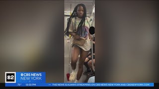 Attack on 2 Asian women caught on video on the subway [upl. by Brody]