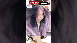 Kiểu tóc thẳng nhuộm tím cho bạn nữ hairstyle hair tocdep beauty thinhhanh [upl. by Bobker]