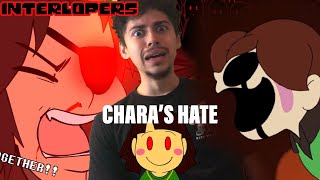 CHARA X BUDDY VS HIS DEMONS  Interlopers Chara’s Hate  Full Collab Animation REACTION [upl. by Xanthus]