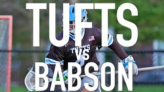 Tufts Lacrosse vs Babson  2022 [upl. by Sirahs]