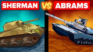 World War 2 Tank vs Modern Abrams Tank  Who Wins [upl. by Apple]