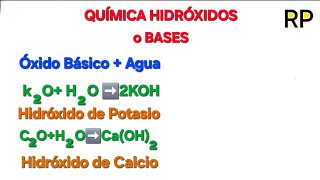 Química Hidróxidos [upl. by Benildas61]