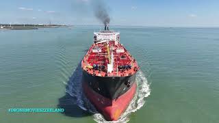 Pericles on the Western Scheldt near Vlissingen [upl. by Innoc]