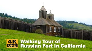 Fort Ross History stroll  Russian Fort in Northern California built in 1812  Cannons and Surf [upl. by Ayote]