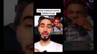 VINCE STAPLES HATES FREESTYLING [upl. by Ayatahs]