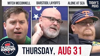 Frank the Tank Weighs in on the Barstool Sports Layoffs  Barstool Rundown  August 31st 2023 [upl. by Eylk711]