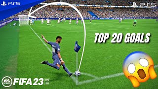 FIFA 23  TOP 20 GOALS 1  PS5™ 4K60 [upl. by Juliann]