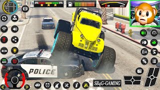 GTF5Super Offroad Jeep Vs Crashing V19  SB4G V1311  Monkey Gameplay [upl. by Ainad]