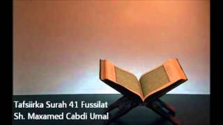 Tafsiirka Surah 41 Fussilat ۞ Sh Maxamed Cabdi Umal [upl. by Willard68]