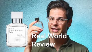 Maison Francis Kurkdjian Gentle Fluidity Silver  real world fragrance review [upl. by Olenolin]